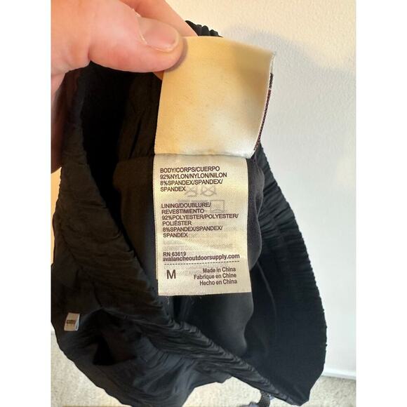 NWT Avalanche Black Skort Elastic Draw String Pockets Quick Drying Stretch Mediu - Picture 8 of 8